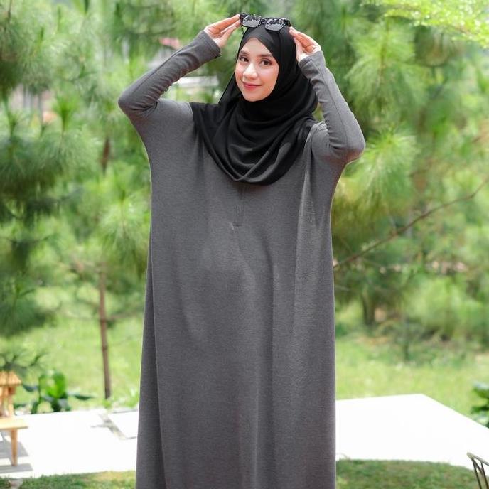 Promo Kamila Abaya Knit / Gamis Knit Premium / Gamis rajut Premium / Gamis Sporty Premium / Abaya Sp
