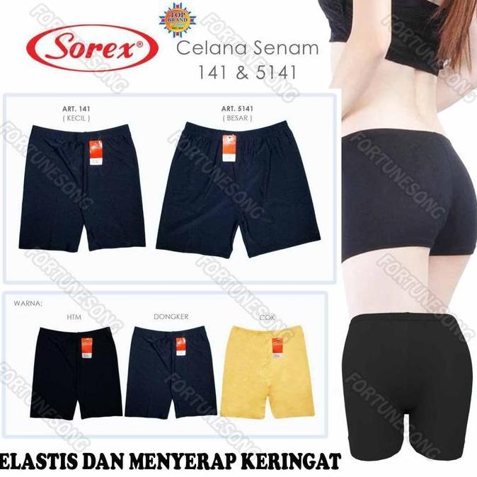 Lngsungkirim- Celana Senam Wanita Sorex 141 Legging Pendek