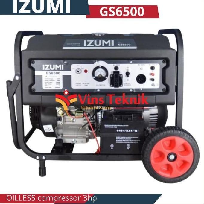 Promo IZUMI GS6500 Mesin Genset Listrik 5500Watt Generator NLG IZUMI GS 6500 COD