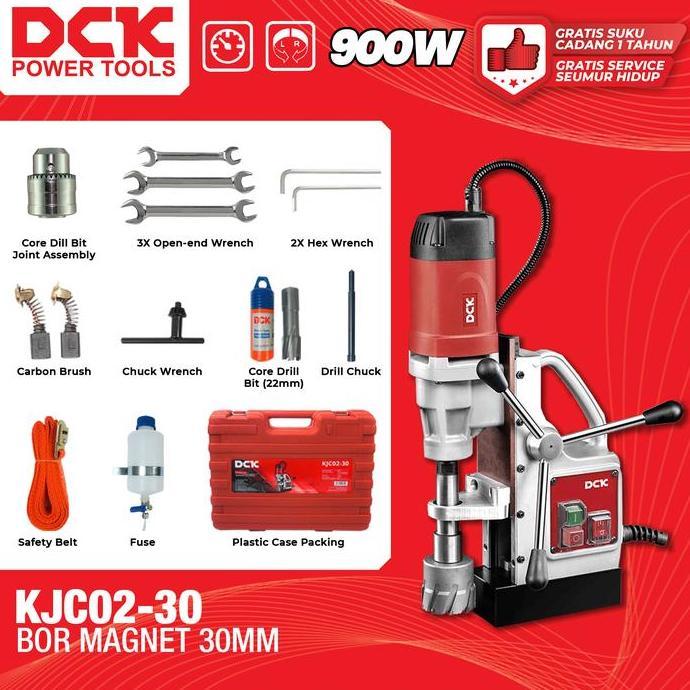 Promo DCK Magnet Drill / Bor Magnet 30mm / Mesin Bor Magnet / Mesin Bor Besi Magnet 30 mm KJC02-30 D
