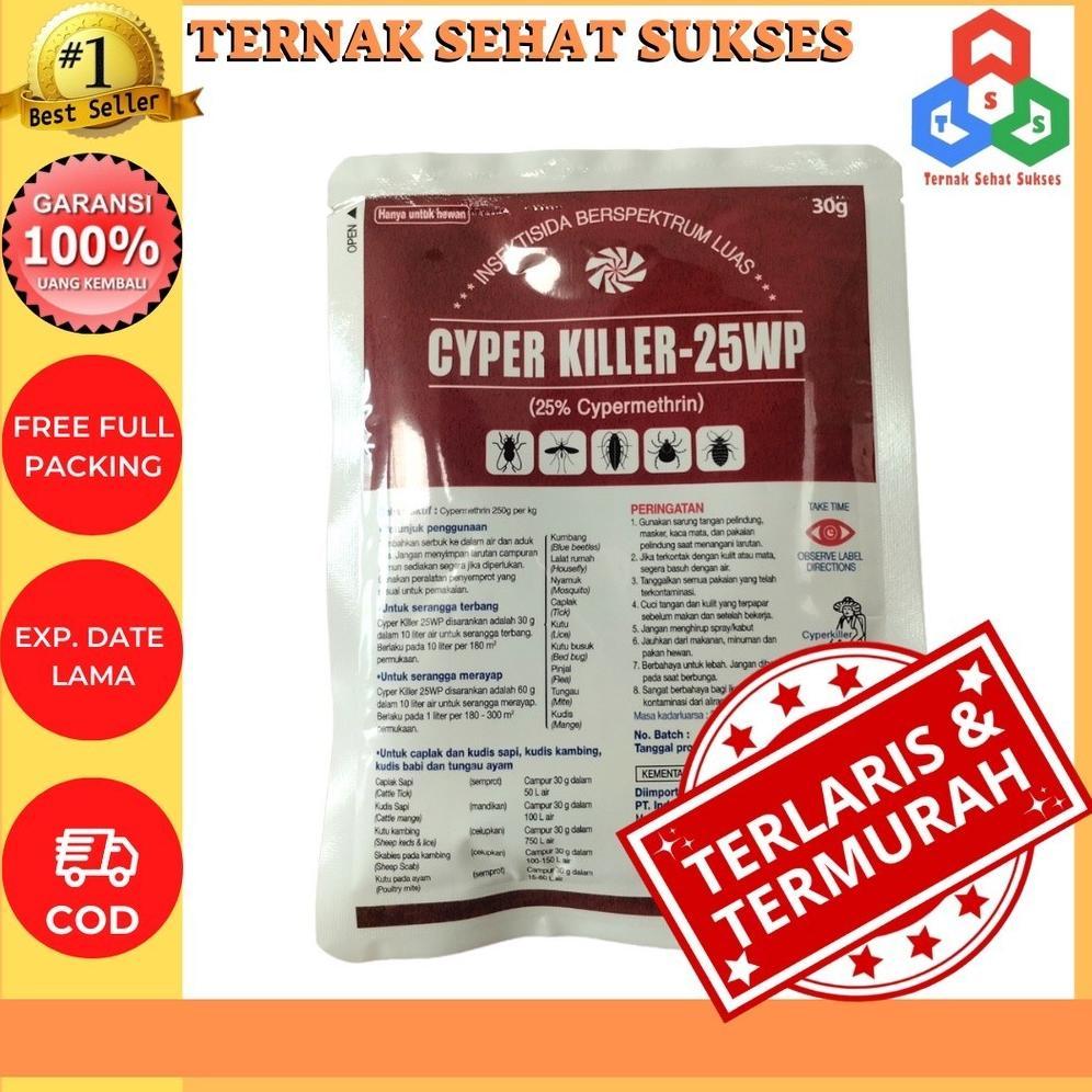 Cyperkiller Cyper Killer 25 wp 30 gram ORIGINAL / Insektisida / pembasmi kutu TSS1