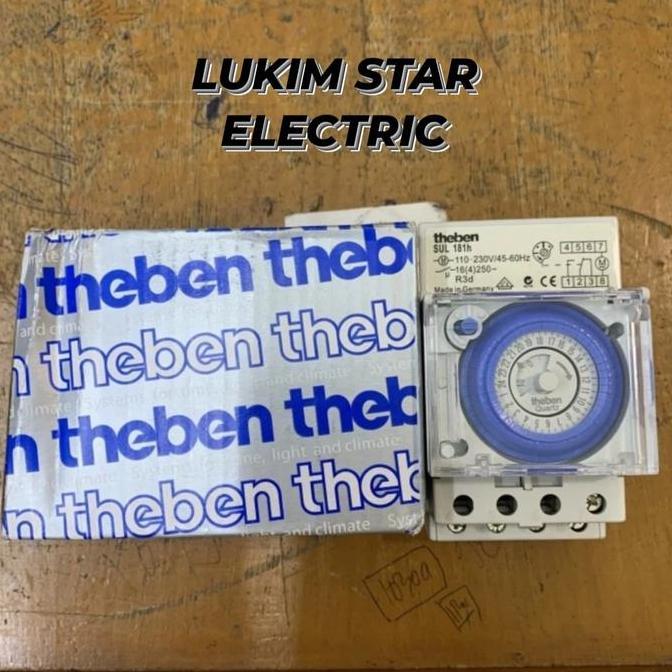 Timer Theben Sul 181 H/Timer Waktu Theben 181H 24Jam/Timer Theben SUL