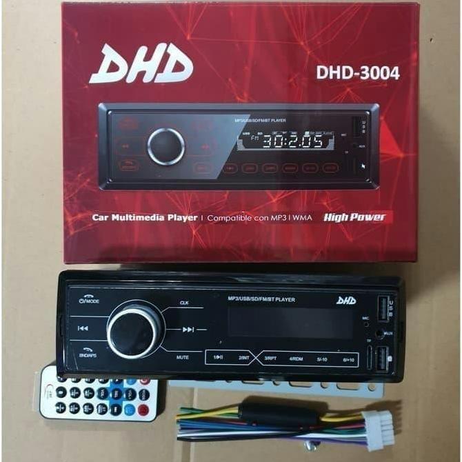 * SINGEL DIN 1DIN DHD 3004 USB BLUETOOTH MOBIL CALYA SIGRA //