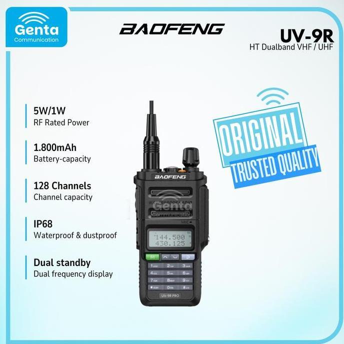 Murah Ht Baofeng Uv-9R Pro / Baofeng Bf Uv9R Pro Baofeng Uv-9R Pro Ht Baofeng Dualband Vhf Uhf Garan