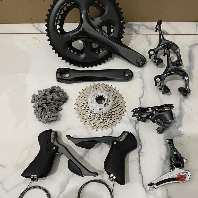 Grupset Sepeda Roadbike Tiagra 4700 10 Plus Bb