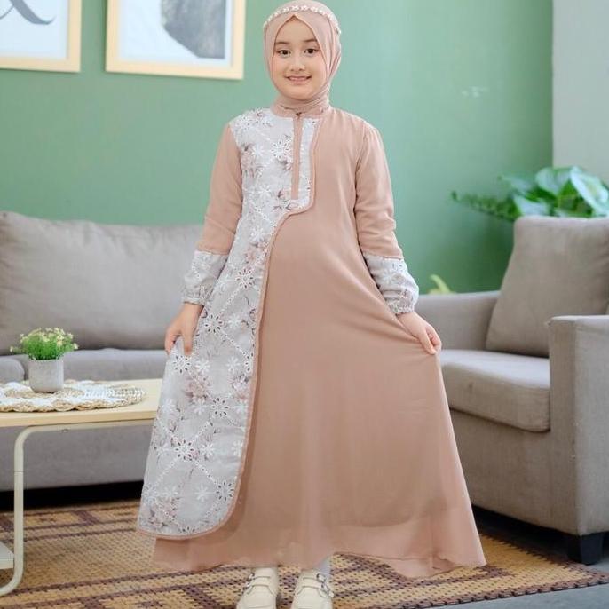 Alifa Dress // Gamis Anak Premium