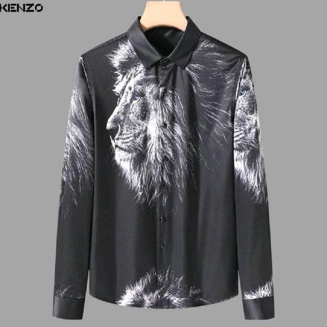 KEMEJA PANJANG BRANDED PRIA K'Z 0109 MIROR