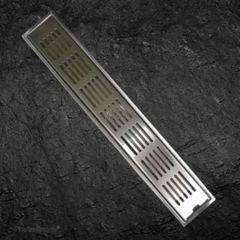 Jual floor drain panjang stainless 60 cm / Floor drain 60 cm/ floor drain toilet 60cm
