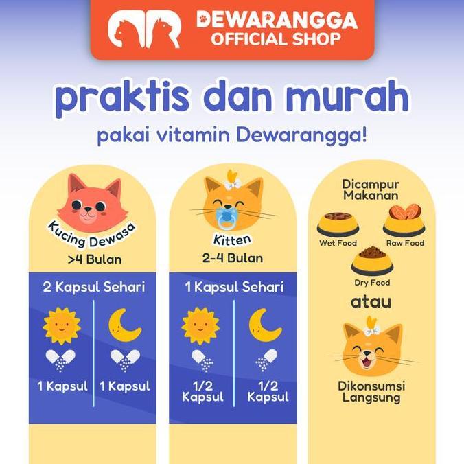 Lansungkirim- Vitamin Imun Kucing Super Booster Dewarangga - Vitamin Imunitas Kucing
