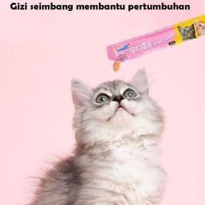 Lansungkirim- 100Pcs Liebao Cat Food  Tersedia 3 Rasa Tuna/Cod/Ayam Cemilan Kucing Makanan Kucing Pe