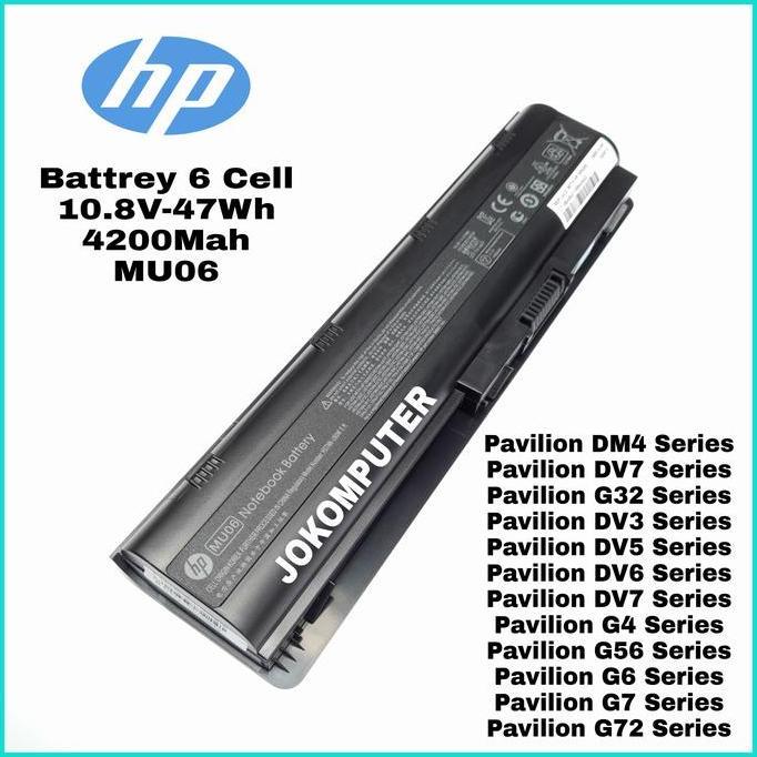 TERBARU - Baterai Laptop HP Pavilion G4 Series Original