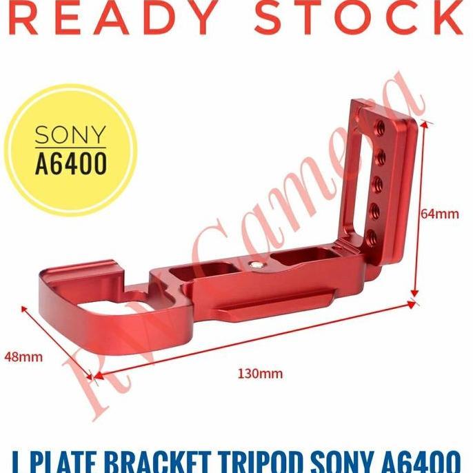 Campic- L Plate Sony A6400 Quick Release Plat Tripod Shape Alpha 6400 Rig