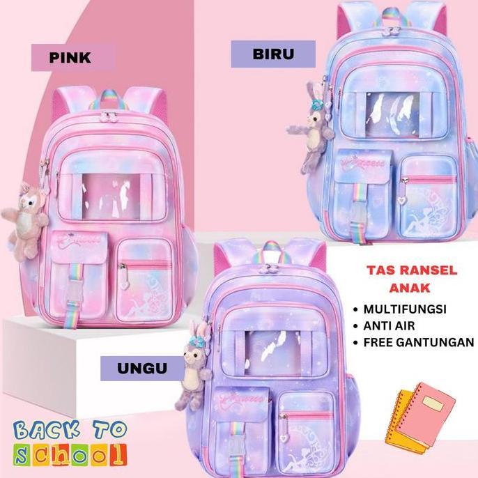 Tas Sekolah Tas Ransel Anak Perempuan SD SMP SMA Anti Air