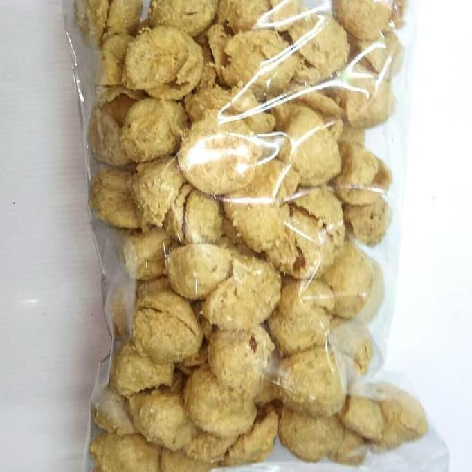 Veganxi- Keripik / Tahu Bulat / Kulit Tahu Bulat Camilan Kiloan 500 Gr / Pedas Asin Daun Jeruk / Ker