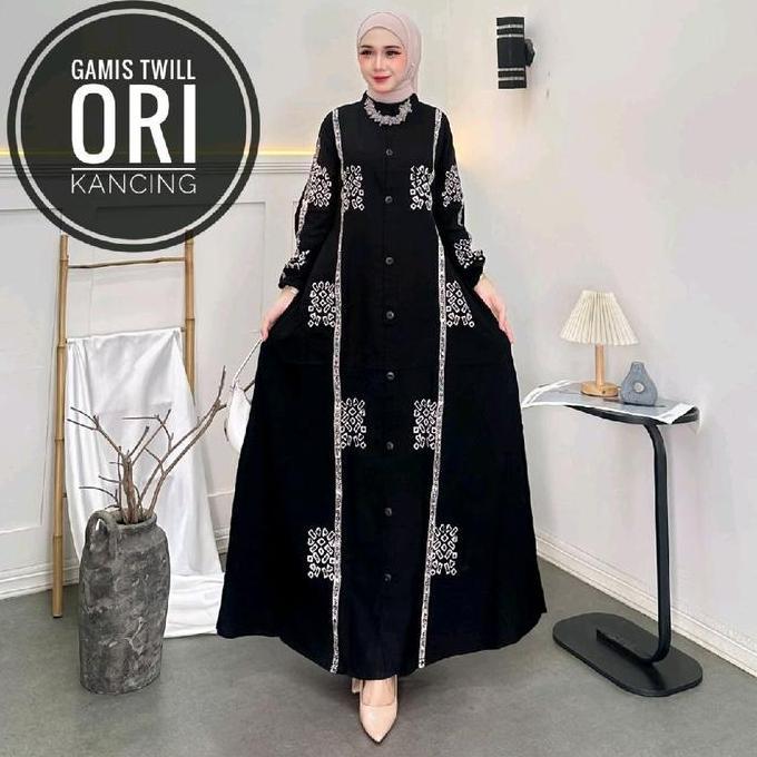 Regreg- New Motif || Zainab || Gamis Twill Ori (Kancing) || Busui Friendly || Cap Malaman || By Alen