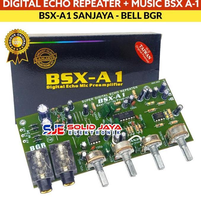 KIT DIGITAL ECHO BSX-A1 REPEATER SANJAYA TONE CONTROL STEREO PLUS ECHO BSX A1 BSXA1 PREAMP PRE AMP D