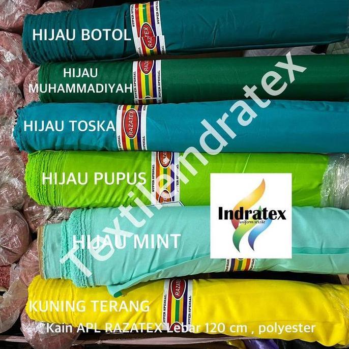 Lansungkirim- ( Per 1 Roll ) Kain Furing Asahi Apl Razatex Gulung Gulungan Lebar 120 Cm Bahan Furing