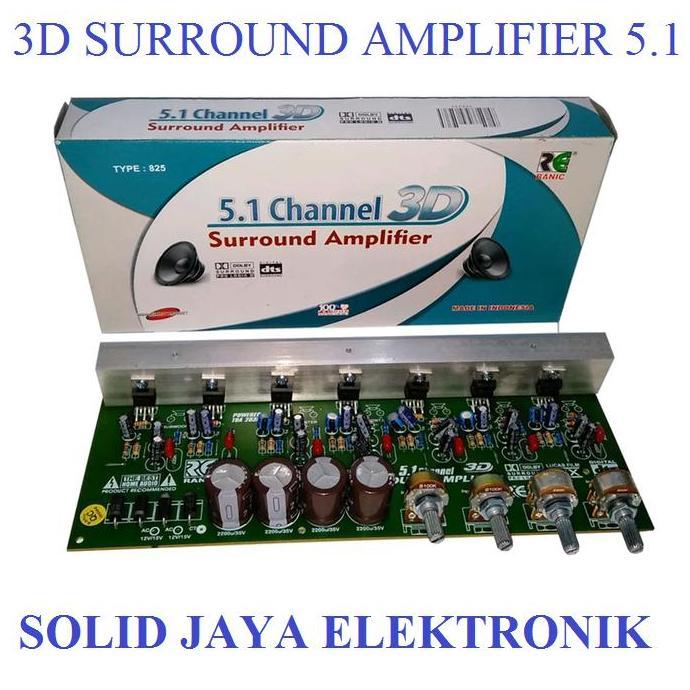 KIT POWER ACTIVE HOME THEATER 5.1 SURROUND AMPLIFIER AKTIF HI FI RANIC RESTOCK
