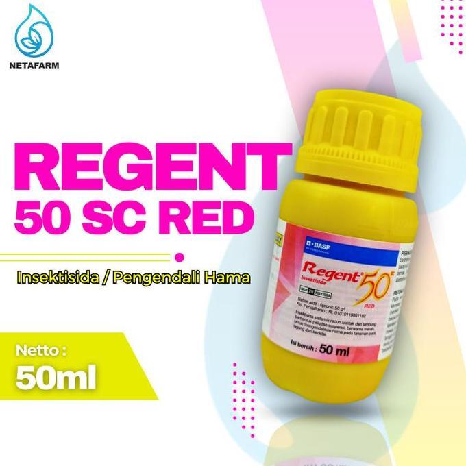`````````] Pestisida Insektisida Fipronil BASF REGENT RED 50 SC - 50ml