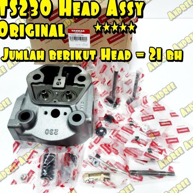 +++++] TS-230 Cylinder Head Assy Deksel Komplit Yanmar TS230 TS 230 Original