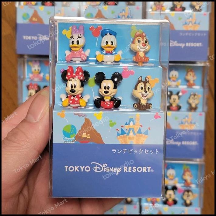 Tokyo Disney Resort Lunch Pick Original | Tusuk Bento | Asli Japan best seller