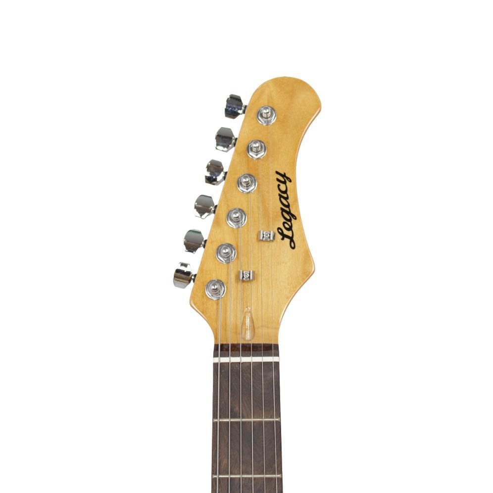 Gitar Elektrik Merk Legacy Original EG-102 SPK HSS Warna Shell Pink Bonus Tas dan Kabel Jack Listrik