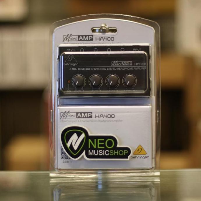 Jdg- Headphone Amplifier Behringer Ha400 / Ha-400 / Ha 400