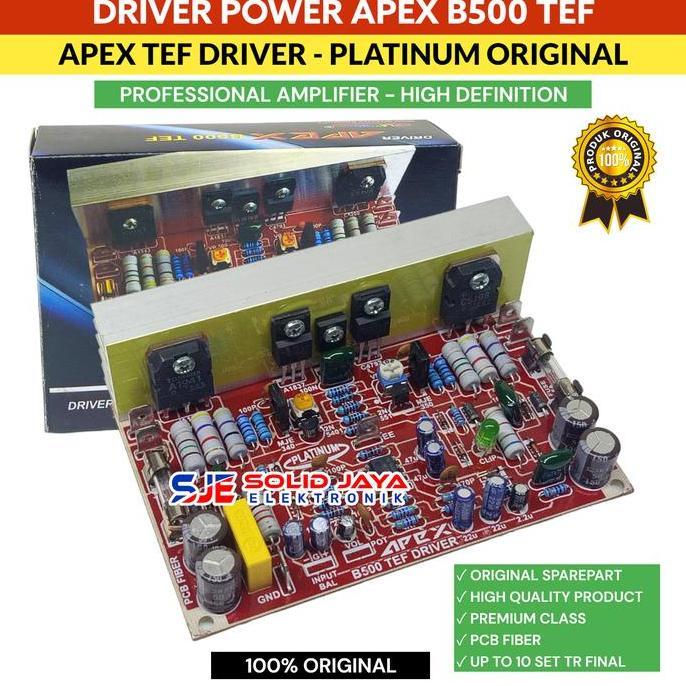 KIT DRIVER POWER APEX B500 TEF MONO FOR AMPLIFIER AMPLI FOR SOUND SYSTEM AUDIO FOR B-500 B500 FOR TE