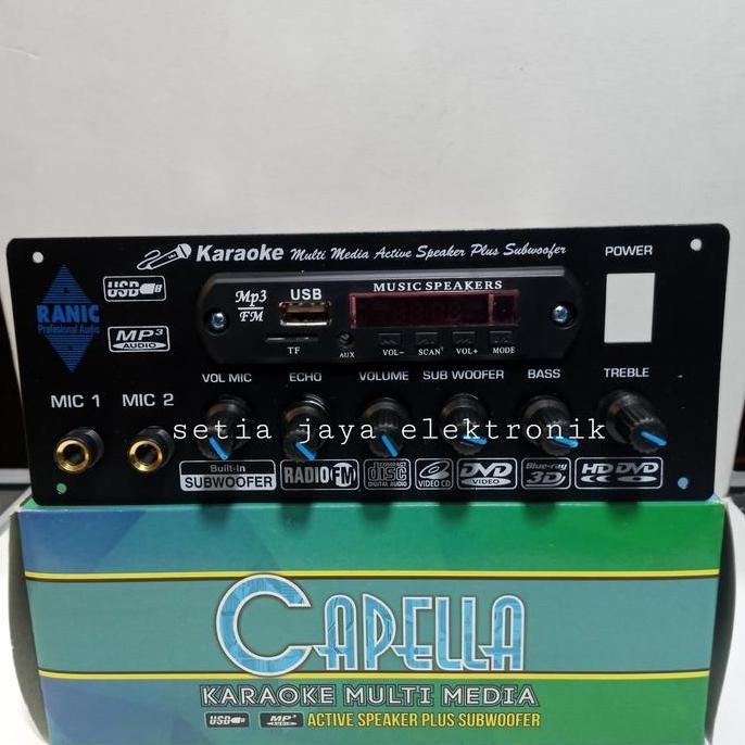 kit power aktif speker mic echo subwofer plus mp3 RESTOCK