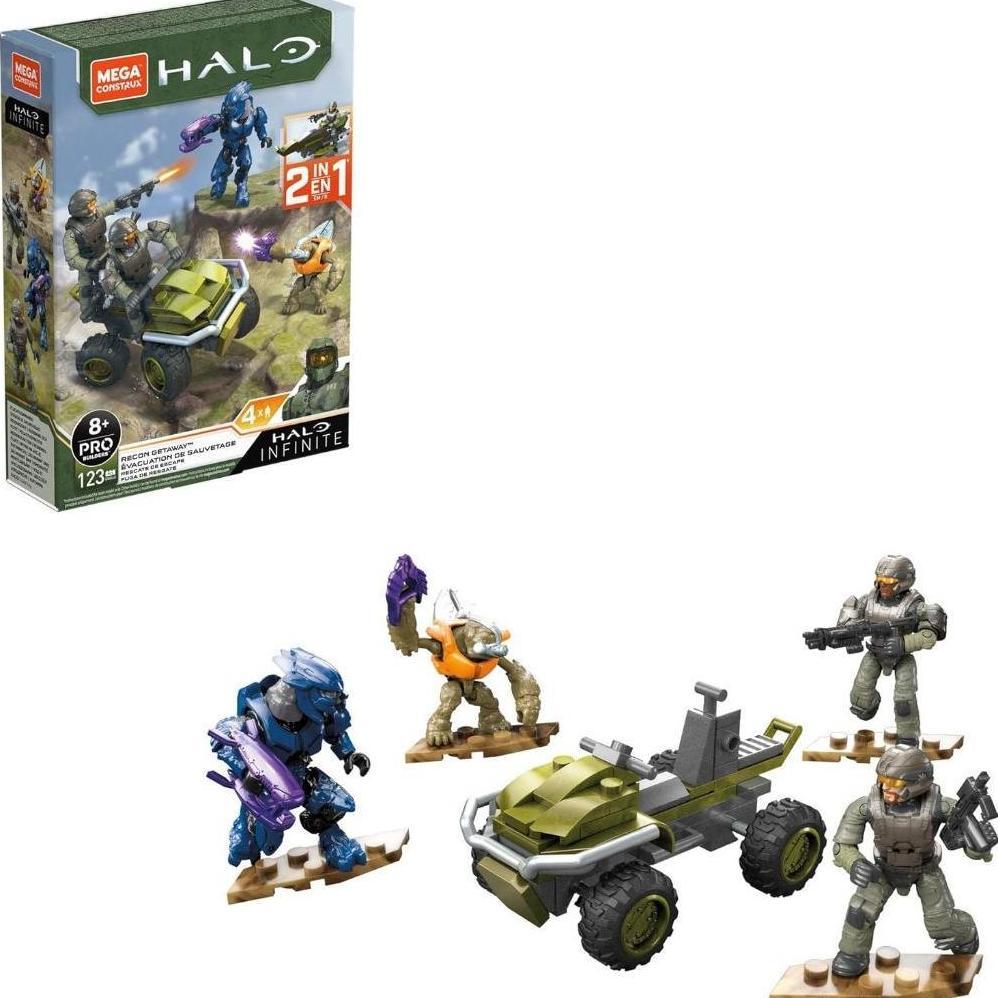 Mega Construx Halo Recon Getaway Mongoose Vehicle Halo Infinite