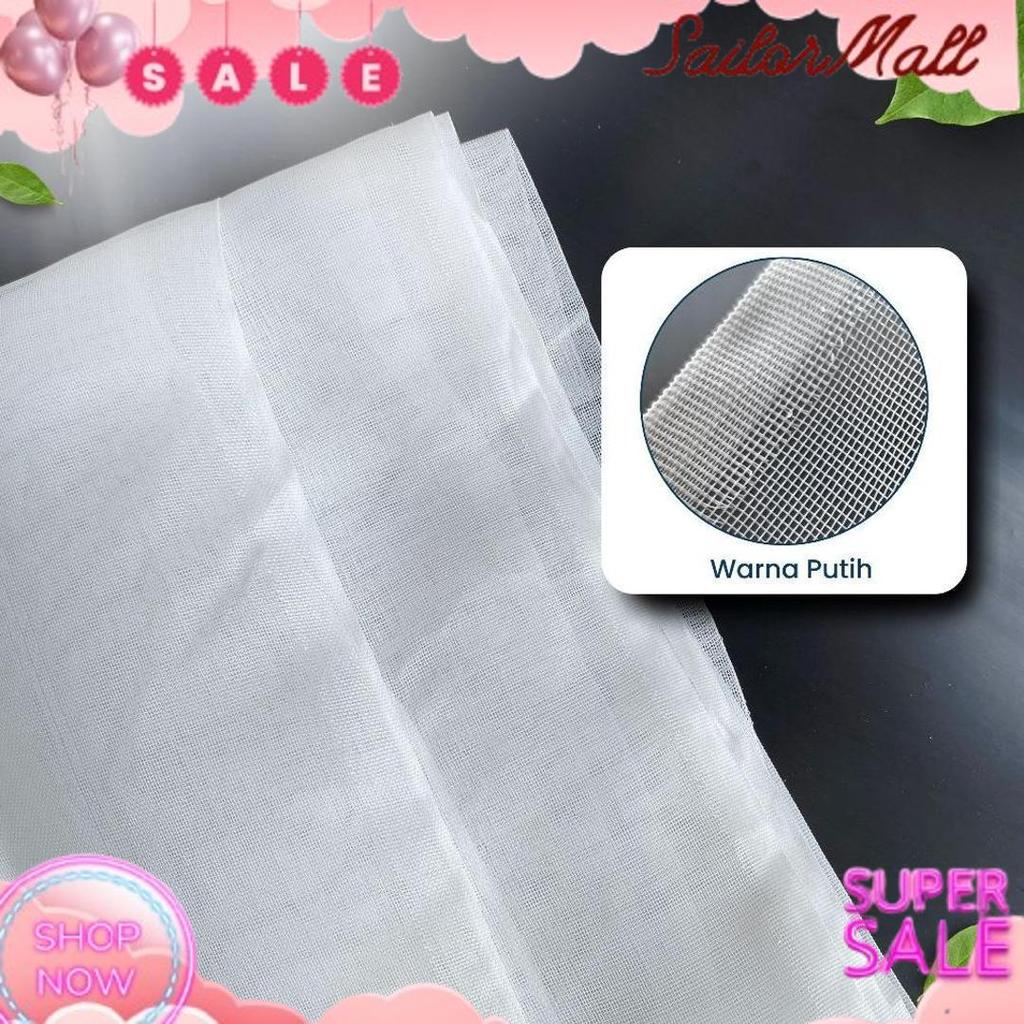 Insect Net Lebar 1 Meter - Jaring Penghalang Serangga Greenhouse - Jaring Kasa Insect Net Terlaris
