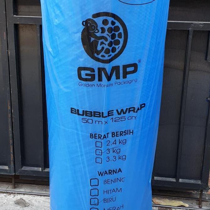 Blocke- Bubble Wrap Biru / Blue 50M X 125Cm Gmp