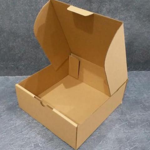 Blocke- Dus Kue Coklat 18X18 X8 10 Pc Corrugated Kardus Box 18 X 18 X 8
