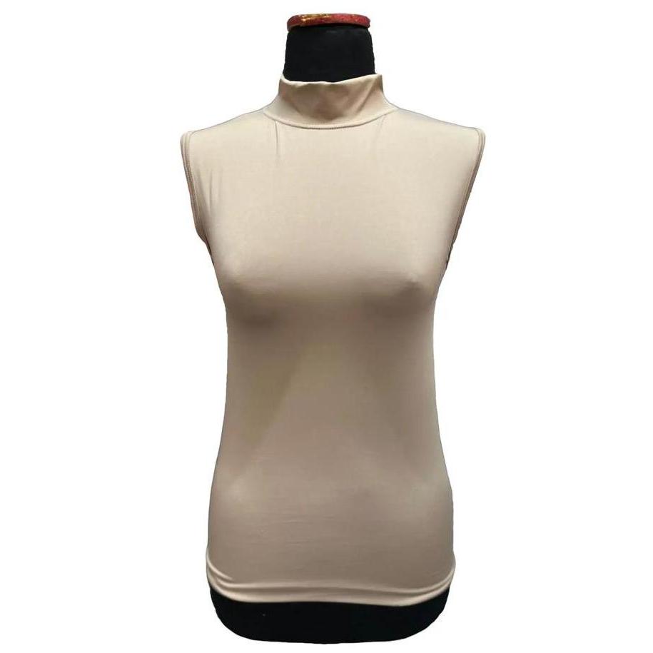 Cntikk- Manset Yukensi Wanita Kerah Turtle Neck Spandex Balon Super - Panjang, Kaos Atasan Bra Top D