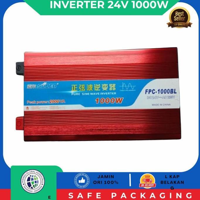 Jual, Inverter 24V 1000 Watt/ Inverter Suoer Dc 24V-Ac 220V 1000 Watt Peak Power 2000Va/ Inverter Su