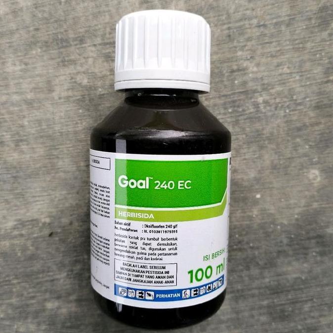 Herbisida Pra Tumbuh Goal 240 EC Pembasmi Biji Rumput @100 ml