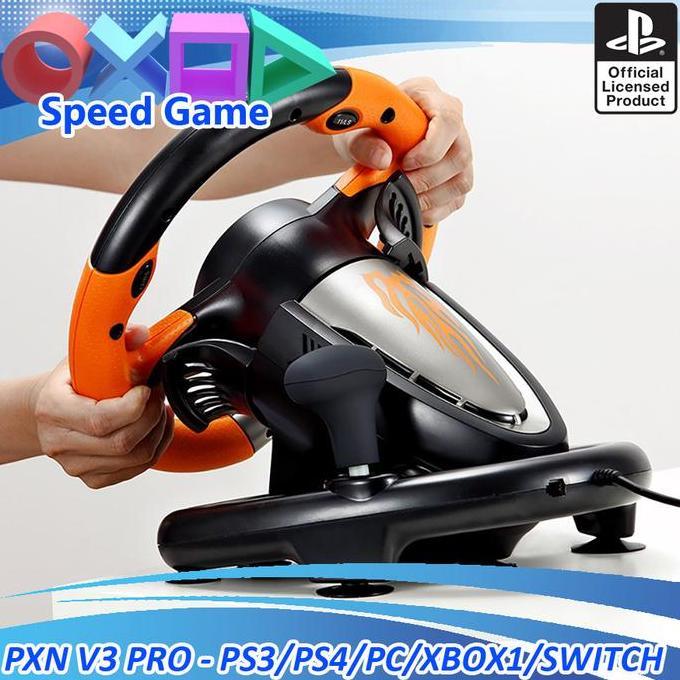 Xcinox- Stir Setir Pxn Steering Wheel Racing Pxn V3 V3Ii For Ps3 Ps4 Pc Xbox