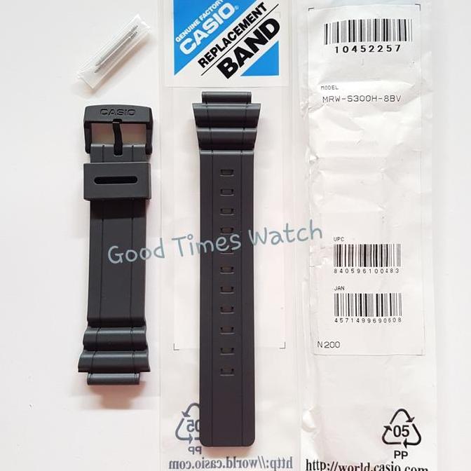 Strap Casio Mrw-S300H-8Bv Mrw S300H Mrw S300 Casio Original Murah