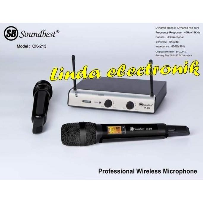 mic soundbest ck 213 wireless soundbest ck213