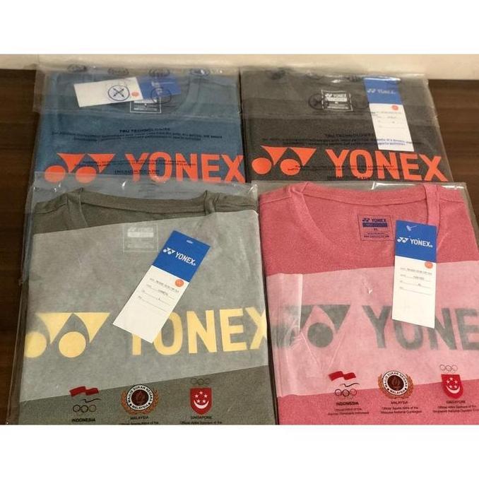 Kokking- Baju Kaos Bulutangkis Badminton Yonex Original Sunrise