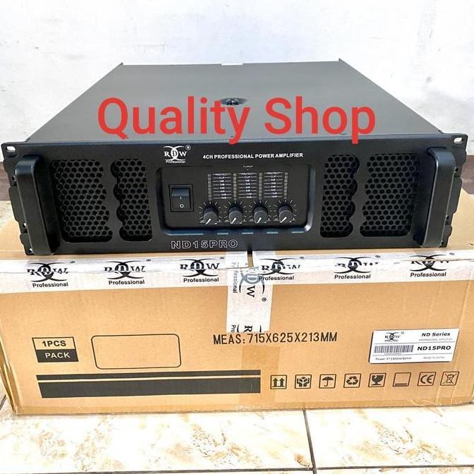 POWER 4 CHANNEL RDW ND15PRO ORIGINAL
