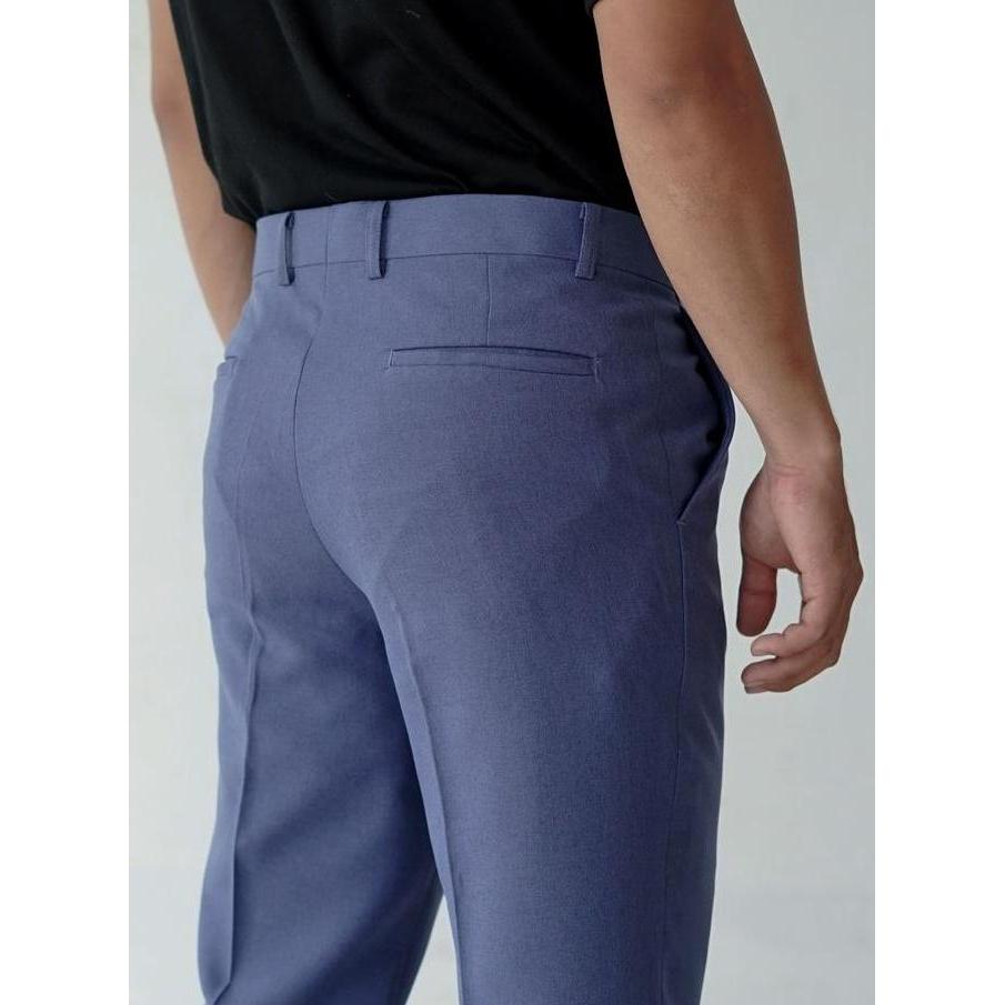 Celana Panjang Formal Pria Blue Denim | Celana Panjang Slimfit | (713)