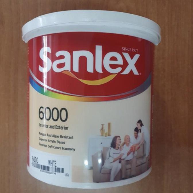 Wrnawrni- Cat Sanlex 5Kg Putih Galon Termurah Sanlex 6000 White