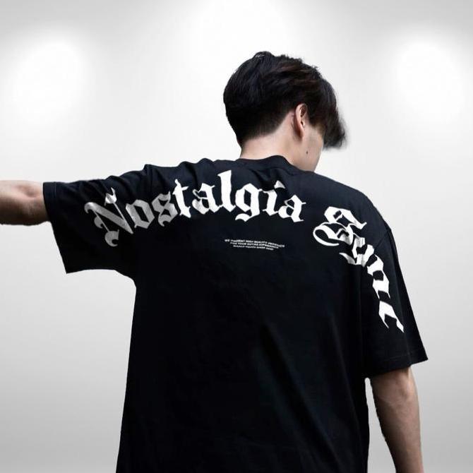 Cntikk- (Rekomendasi) T-Shirt Kaos Pria Wanita Lengan Pendek Motif "Nostalgia Sync" Digital Printing