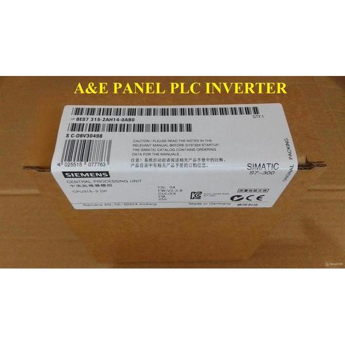 Diskon Plc Siemens S7-300 S7 300 Cpu315-2Dp 6Es7315-2Ah14-0Ab0 6Es7 315 2Ah14