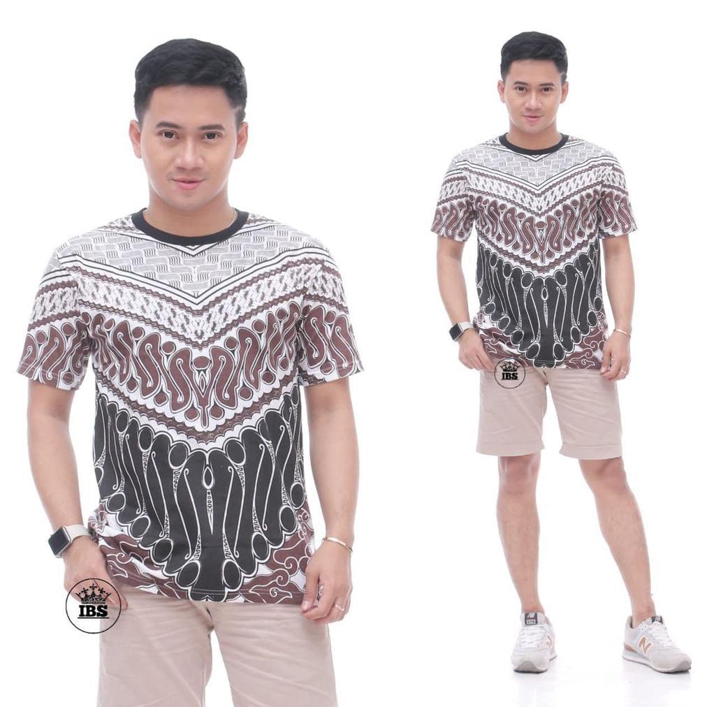 Premium Kaos Batik Etnik / Kaos Oblong Wanita / Kaos Etnik Pria / Baju Etnik Wanita / Baju Etnik / B