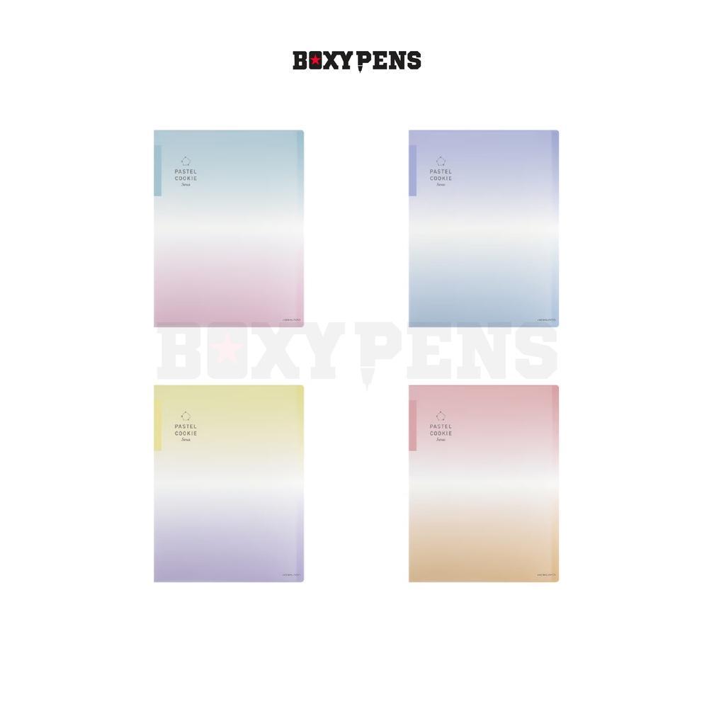 Kokuyo Pastel Cookie Clear Book Binder