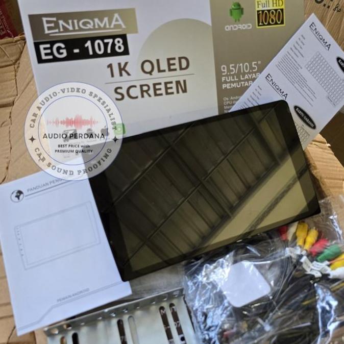 NEW HEAD UNIT ANDROID ENIGMA EG 1078 CARPLAY ENIQMA EG 1078  QLED SCREEN