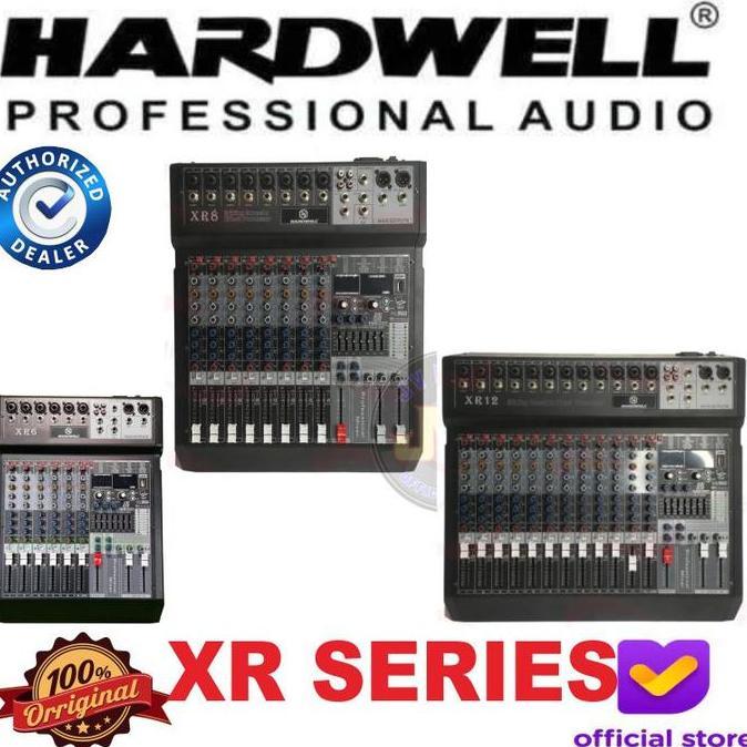 Hardwell XR 6    XR  8  XR 12 Mixer Audio Hardwell XR6  /  XR8   / XR12