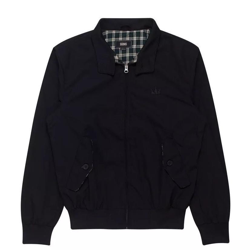 Tahan Lama Screamous Jacket Harrington Cleto Black Cream Navy Gray Army Jaket Pria Wanita